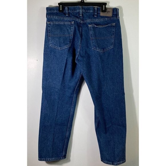 Mens Wrangler Authentics Cotton Blue Jeans 36 x 30 - Picture 2 of 5